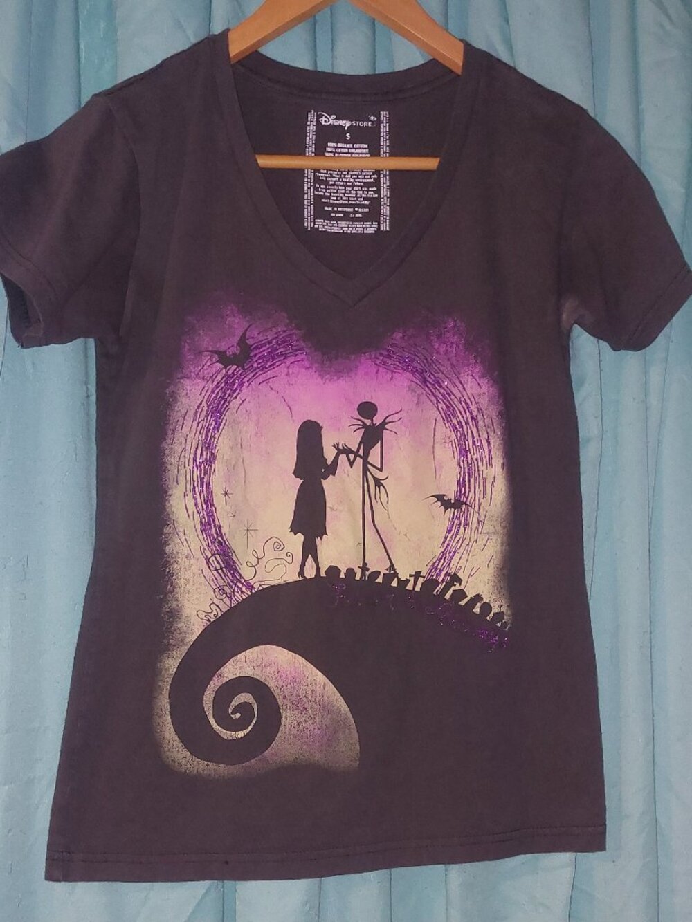 Disney The Nightmare Before Christmas Forever & Always Women's T-Shirt Small